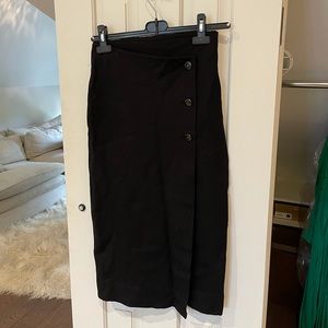 Black Babaton Long Skirt Size 4